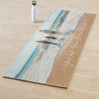 Tapete de Yoga com Foto Personalizada e Texto