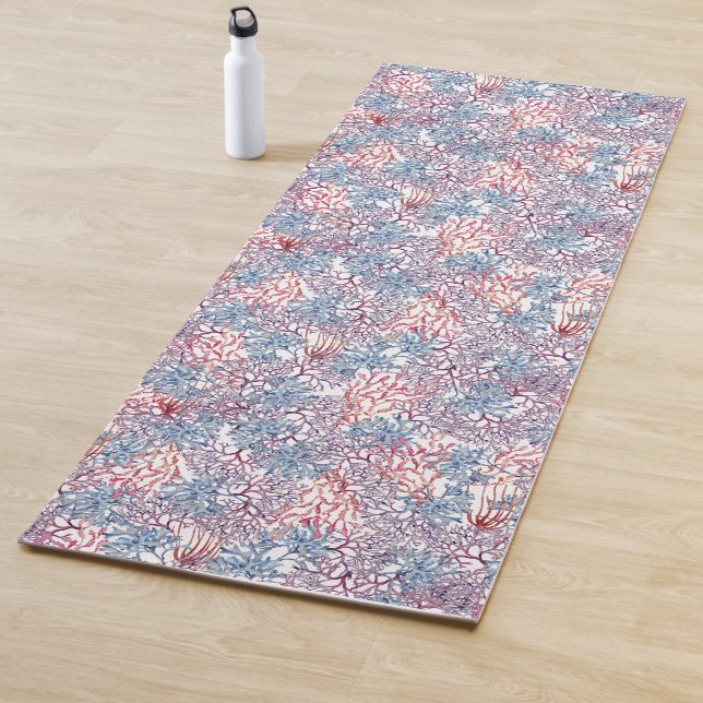 Tapete De Yoga Composição de Aquarela Subaquático Série Design 5 (In Situ)