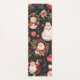 Tapete De Yoga Condecorações de natal, folhas, flores