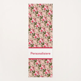 Tapete De Yoga Conjunto, casa, flor, floral, natureza Conjunto de