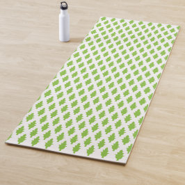 Tapete De Yoga Conjunto de Pastas Arquivo Verde Botânico