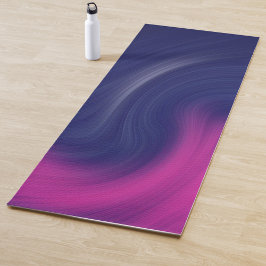 Tapete De Yoga Cor azul do gradiente rosa