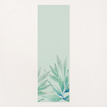 Cor da Água das Plantas Azuis Modernas