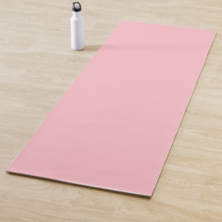 Tapete De Yoga Cor Rosa Claro Sólida Cor Pastel Meninas