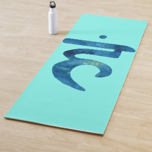 Tapete De Yoga Coração da garganta de Chakra