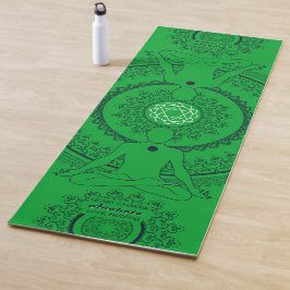 Tapete De Yoga Coração Harmonia Anahata Heart Chakra