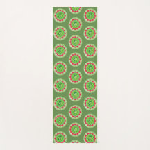 Coração Verde Chakra Anahata Yoga Mat