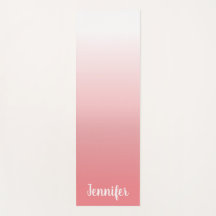 Coral claro personalizado e corpo branco