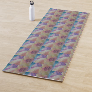 Tapete De Yoga Coral Reef Abstrato Art