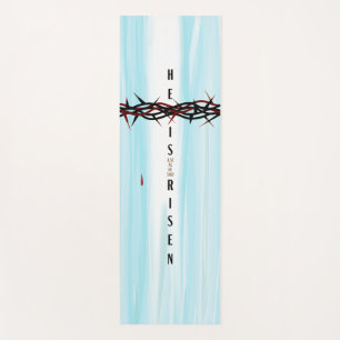 Tapete De Yoga Coroa de Thorns Cross