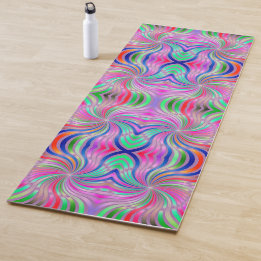 Tapete De Yoga Coroa Roxa Padrão Boho Yoga Mat