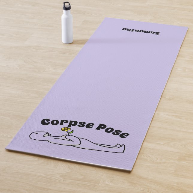 Tapete De Yoga Corpse Pose Roxa Yoga Mat (In Situ)