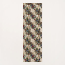 Tapete De Yoga Coruja Floral Enfeitiçante