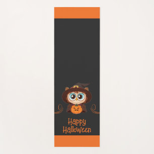 Tapete De Yoga Coruja/Queda/Outono/Halloween/abóbora