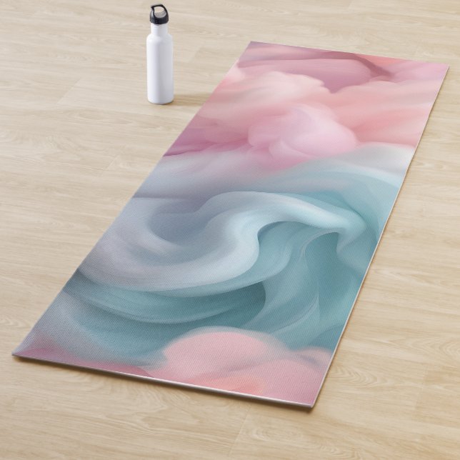 Tapete De Yoga Cotton Candy Abstract (In Situ)