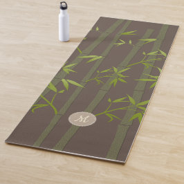 Tapete De Yoga Cozy Natural Zen Bamboo Terthy Monograma
