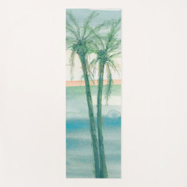 Tapete De Yoga Crepúsculo calmo tropical
