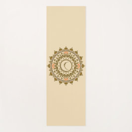 Tapete De Yoga Crescent Moon Mandala