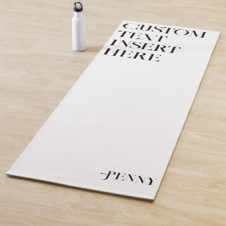 Tapete De Yoga Crie a sua própria cotação personalizada minimalis