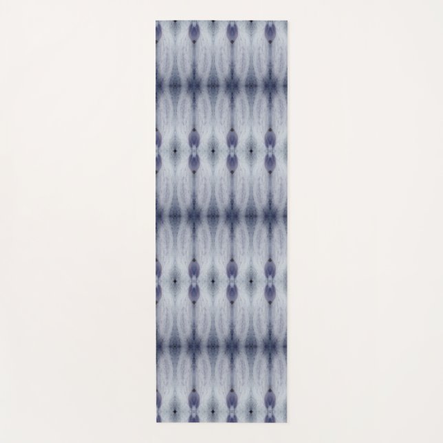 Tapete De Yoga Crocus Ikat 5 Fog (Frente)
