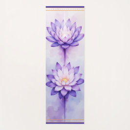 Tapete De Yoga Crown Chakra Yoga Mat – Violet Lotus Energy Alignm