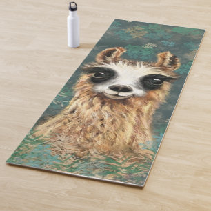 Tapete De Yoga Curioso Baby Llama - Cute