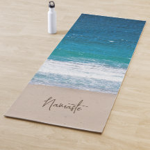Custom Tropical Blue Ocean Waves Namaste Beach