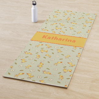 Tapete De Yoga Cute And Funny Ducklings Kids