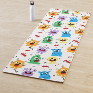 Tapete De Yoga Cute Little Monsters