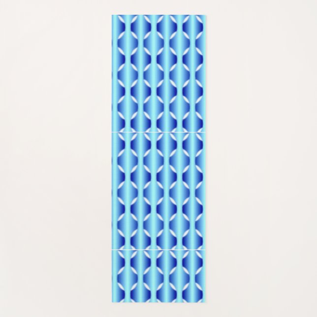 Tapete De Yoga Cyan Yoga Mat Alinhado (Frente)