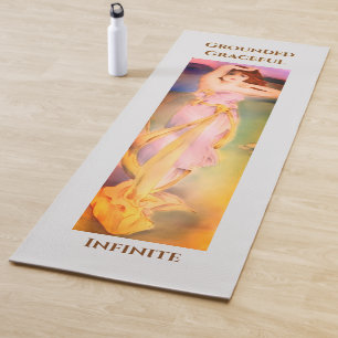Tapete de Yoga da Deusa Pintado à Mão – Espiritual