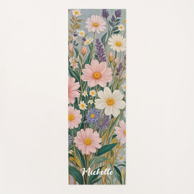 Tapete De Yoga Daisy Dreamscape Personalizado (Frente)