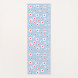 Tapete De Yoga Daisy Flowers Pattern