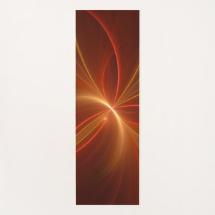 Tapete De Yoga Dançar Com A Arte Fractal Moderna Abstrato