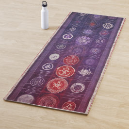 Tapete de Yoga de Linhas Abstratas Fluxo Calmo | M