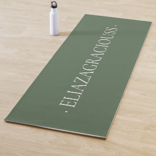 Tapete de Yoga de Meditação Calma Personalizado co