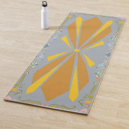 Tapete De Yoga Deco Sol Radiante Feliz