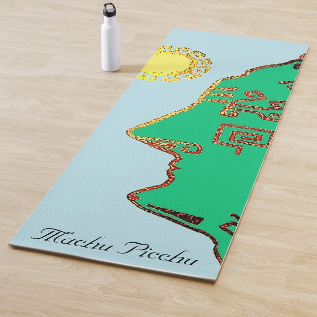 Tapete De Yoga Desenho de Picchu Na moda moderno (In Situ)