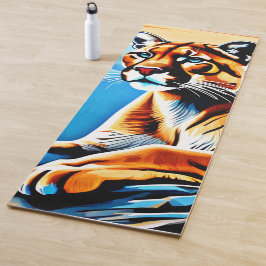 Tapete De Yoga Design de Exibição de Açúcar Alpino