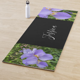 Tapete De Yoga Design de Fotografia Floral Purple