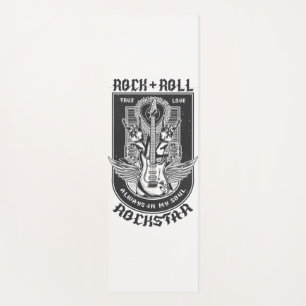 Tapete De Yoga Design de Guitar Rock