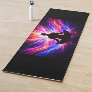 Tapete de Yoga Design de Meditação Chakra Glow