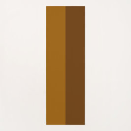 Tapete De Yoga Design de meio lado castanho escuro claro