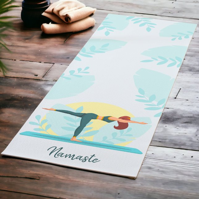 Tapete De Yoga Design de Namaste Personalizado - Malhação Persona (Criador carregado)