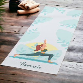 Tapete De Yoga Design de Namaste Personalizado - Malhação Persona