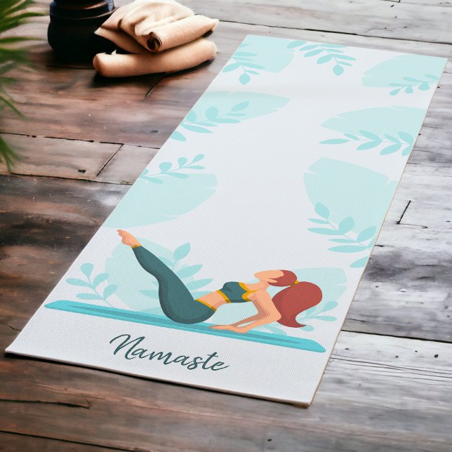 Tapete De Yoga Design de Namaste Personalizado - Malhação Persona (Criador carregado)