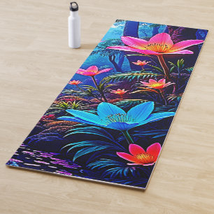 Tapete De Yoga Design de Oásis da Selva Eetérea