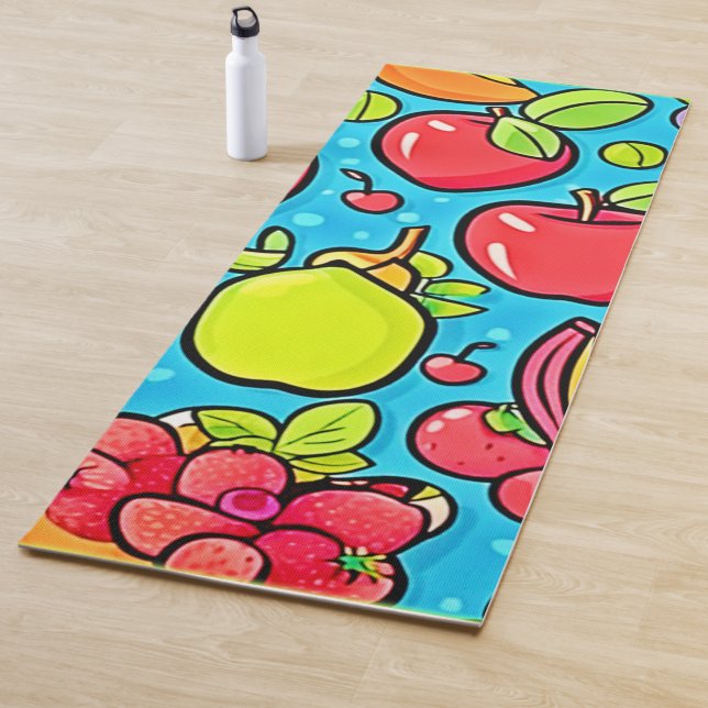 Tapete De Yoga Design de padrão frutuoso (In Situ)