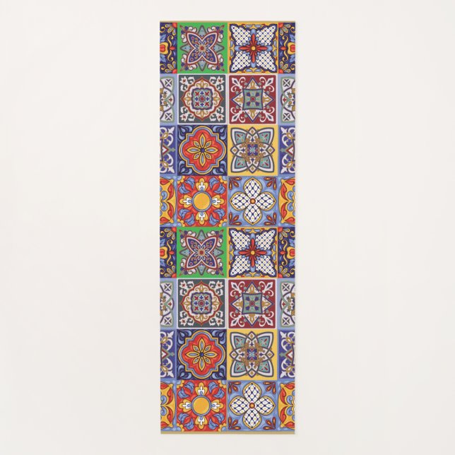 Tapete De Yoga Design de Talavera-1 (Frente)