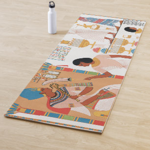 Tapete De Yoga Design egípcia real